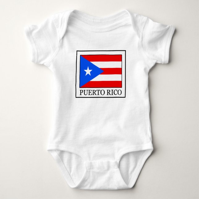 Puerto Rico Baby Strampler (Vorderseite)