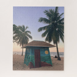 Puerto Rico Beach San Juan Island Sunset Foto Puzzle