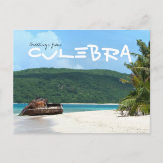 Puerto Rico Beach Tank Postkarte
