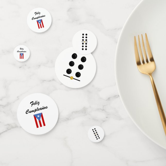 Puerto Rico Birthday Thema Vintag Confetti Konfetti (Gruppe)