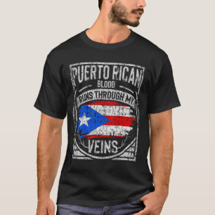 Puerto Rico Blut rennt durch meine Venen T-Shirt