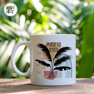 Puerto Rico BOHO Tropisch Kaffeetasse
