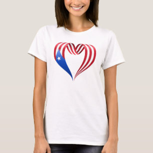 Puerto Rico, Boricua, Bandera negra, Bandera T-Shirt