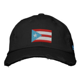 Puerto Rico Boricua Flag bestickt Hat Bestickte Baseballkappe