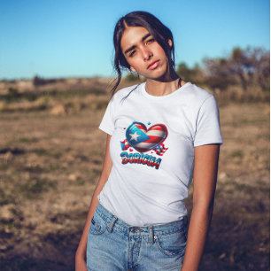 Puerto Rico Boricua Liebe Herzenflagge T-Shirt