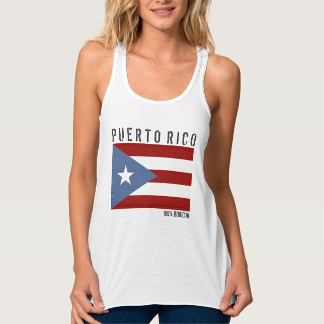 Puerto Rico Boricua Tank Top (Vorderseite)