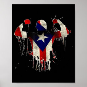 Puerto Rico Boxing Gloves Boxeo Ropa Unisex Poster