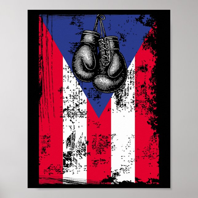 Puerto Rico Boxing Poster (Vorne)