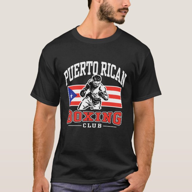 Puerto Rico Boxing T-Shirt (Vorderseite)
