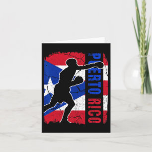 Puerto Rico Boxteam Puerto Rico Flag Boxing G Karte