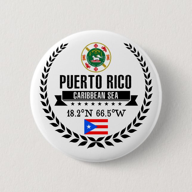 Puerto Rico Button (Vorderseite)