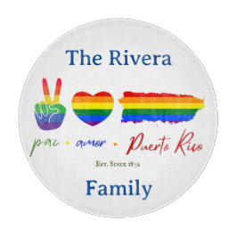 Puerto Rico Charcuterie und Cutting Board Schneidebrett