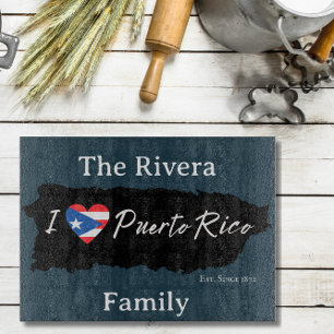 Puerto Rico Charcuterie und Cutting Board Schneidebrett