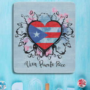 Puerto Rico Charcuterie und Cutting Board Schneidebrett