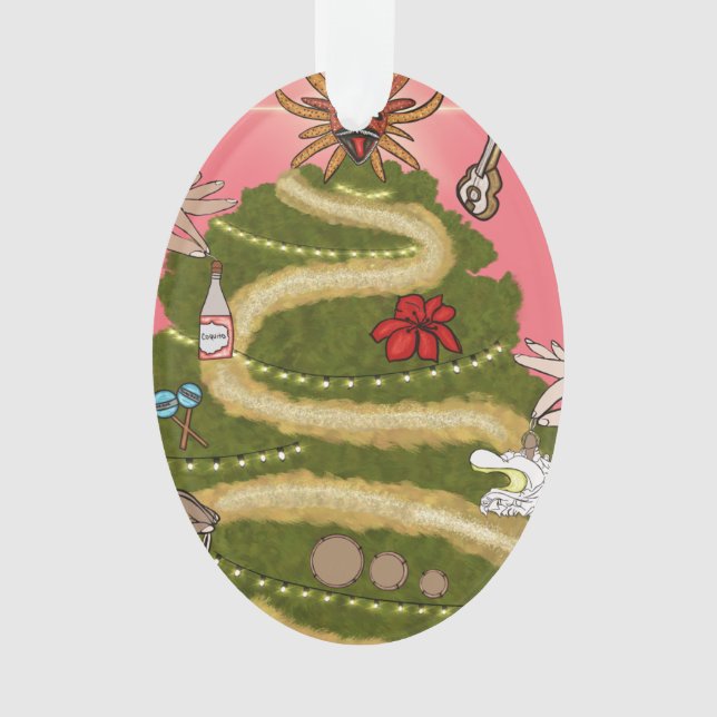 PUERTO RICO CHRISTMAS TREE ORNAMENT (Vorderseite)