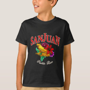 Puerto Rico Coqui-Frosch San Juan Tropischer Urlau T-Shirt