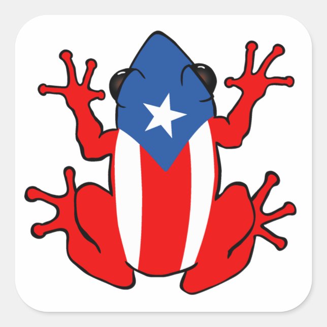 Puerto Rico - Coqui Sticker (Vorderseite)