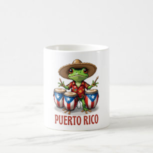 Puerto Rico Culture Frog Kaffeetasse