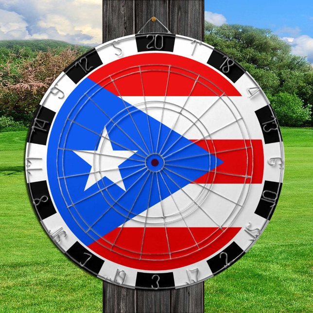Puerto Rico Dartboard, Spiel, Puerto Rico Flag Dartscheibe (Von Creator hochgeladen)