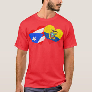 Puerto Rico & Ecuador Pride-Erbe puerto-ricanisch T-Shirt