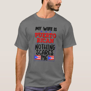 Puerto Rico Ehefrau Funny Husband T-Shirt