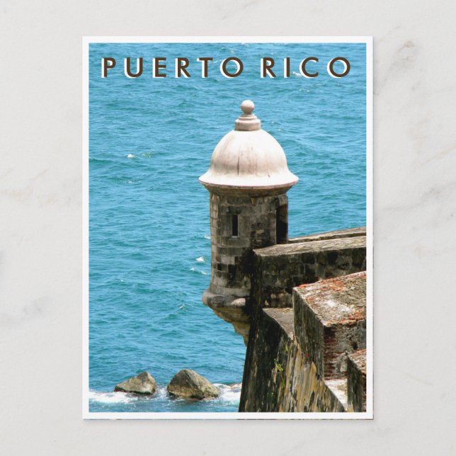 Puerto Rico: El Morro Ocean View Postkarte (Vorderseite)