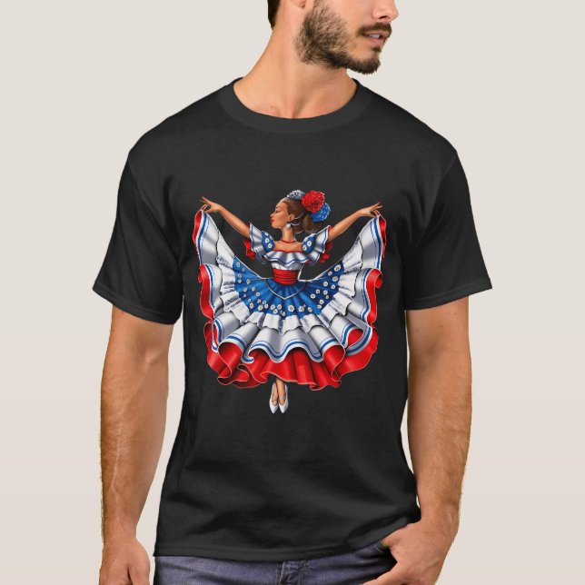 Puerto Rico Erbe T-Shirt (Vorderseite)