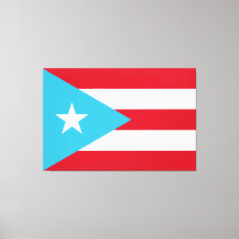 Puerto-Rico-Fahne Stretched Canvas Print Leinwanddruck