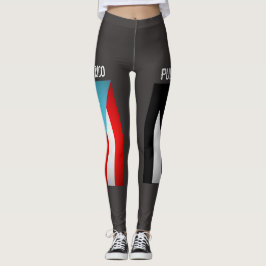 Puerto Rico Fahnen Leggings
