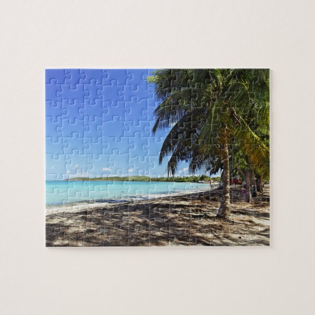Puerto Rico, Fajardo, Culebra Insel, sieben Meere Puzzle (Horizontal)