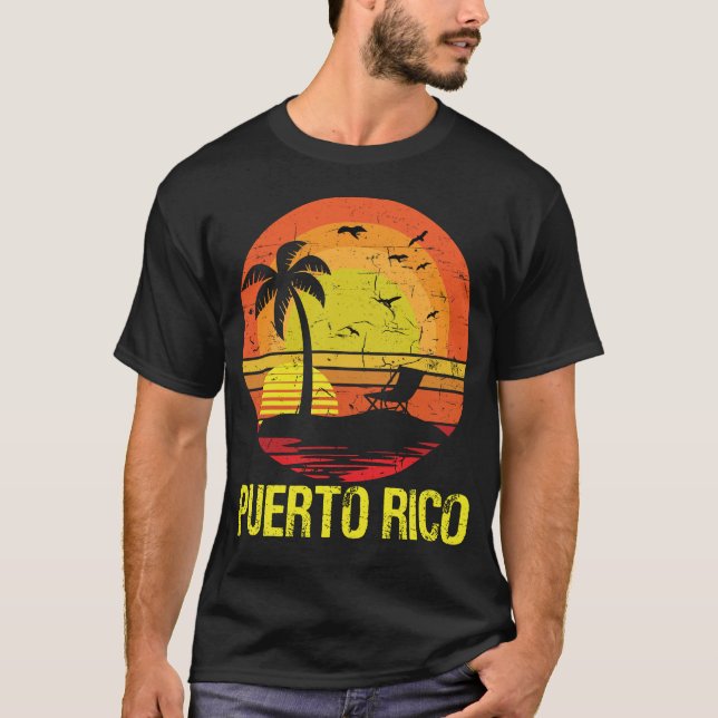 Puerto Rico Ferienwohnung Puerto Rico Souvenirs T-Shirt (Vorderseite)