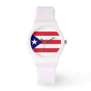Puerto Rico Flag Armbanduhr