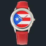 Puerto Rico Flag Armbanduhr<br><div class="desc">Puerto Rico Flag</div>
