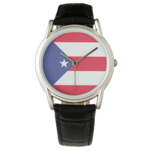 Puerto Rico Flag Armbanduhr