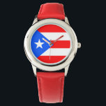 Puerto Rico Flag Armbanduhr<br><div class="desc">Puerto Rico Flag</div>
