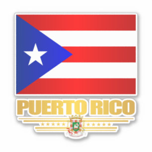 Puerto Rico Flag Aufkleber