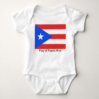 Puerto Rico Flag Baby Strampler