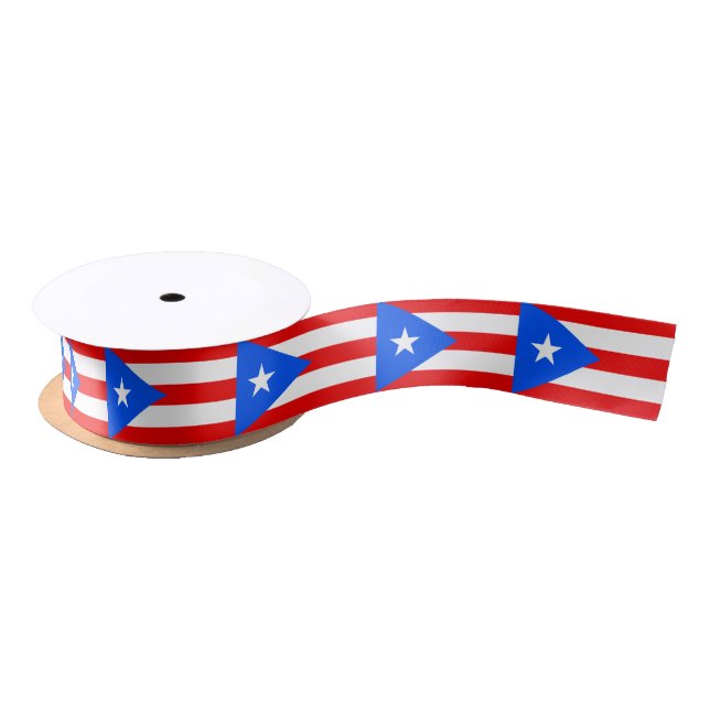 Puerto Rico Flag Band, Mode, Puerto Rico Satinband (Spule)