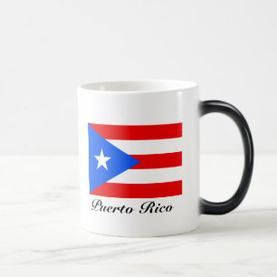 Puerto Rico Flag benutzerdefinierte Farbe ändert  Verwandlungstasse