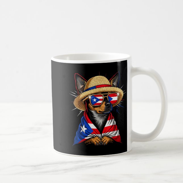 Puerto Rico Flag Boricua Puerto Rican Flag  Kaffeetasse (Rechts)