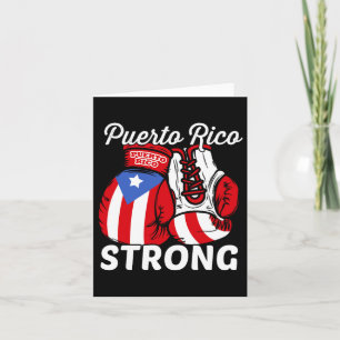 Puerto Rico Flag Boxing Gloves Boricua Puerto Rica Karte