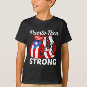 Puerto Rico Flag Boxing Gloves Boricua Puerto Rica T-Shirt