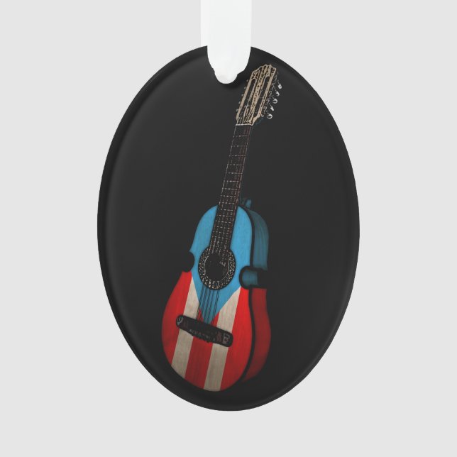 Puerto Rico Flag Cuatro Ornament (Vorderseite)