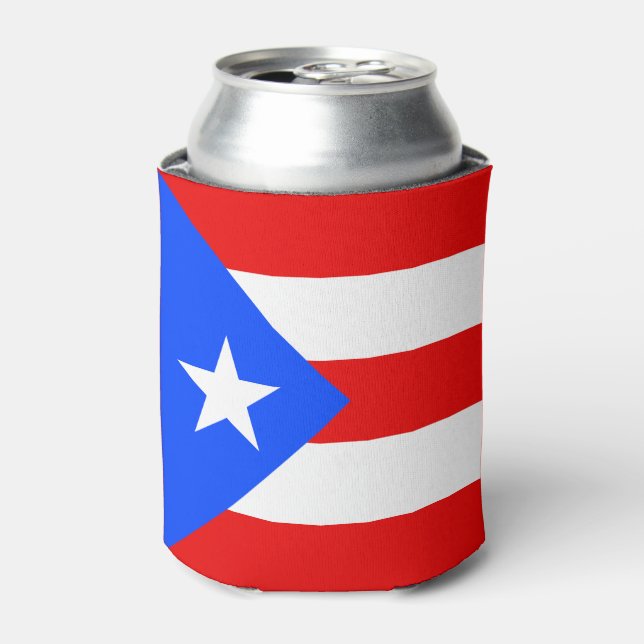 Puerto Rico Flag Dosenkühler (Kanne Vorderseite)