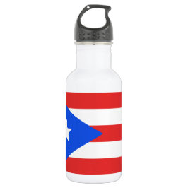 Puerto Rico Flag Edelstahlflasche