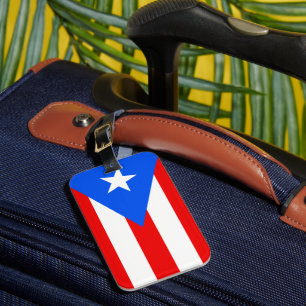 Puerto Rico Flag Gepäckanhänger