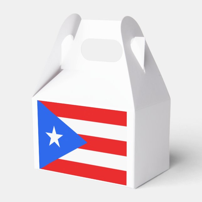 Puerto Rico Flag Geschenkschachtel (Rückseite)