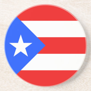 Puerto Rico Flag Getränkeuntersetzer