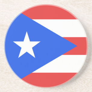 Puerto Rico Flag Getränkeuntersetzer