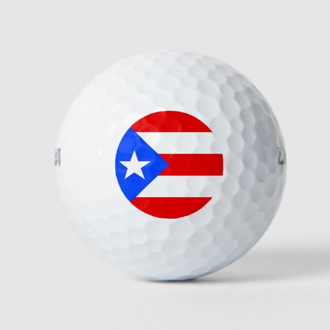 Puerto Rico Flag Golfball (Vorderseite)
